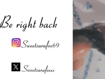 Chaturbate Best live sex cam show of sweetsarafoxxx
