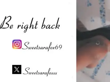 Chaturbate Live Sex of sweetsarafoxxx