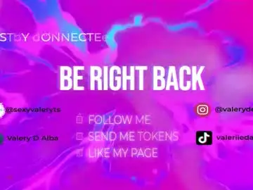 Chaturbate Sex Chat of valerydealba91