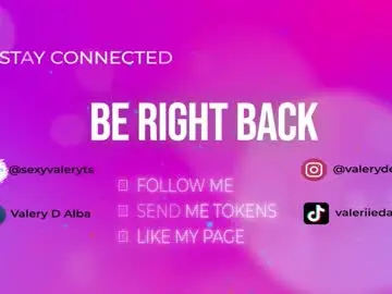 Chaturbate Best live sex cam show of valerydealba91