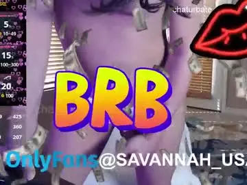 Chaturbate Watch Live Sex Cams of savannah_ts