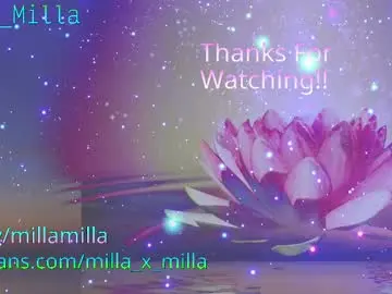 Chaturbate Best live sex cam show of milla_milla