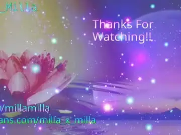 Chaturbate Best live sex cam show of milla_milla