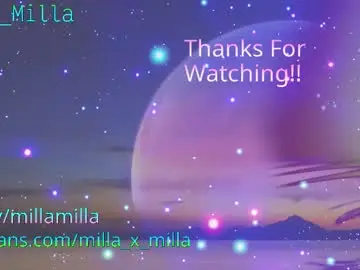 Chaturbate Best live sex cam show of milla_milla