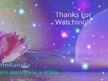 Chaturbate Sex Chat of milla_milla