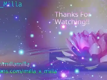 Chaturbate Live Sex of milla_milla