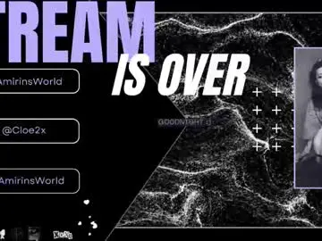 Chaturbate Best live sex cam show of amirinsworld